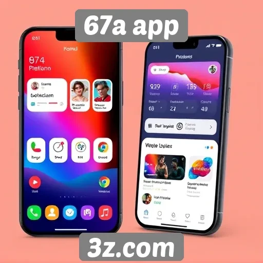 Explorando a interface intuitiva do 67a app