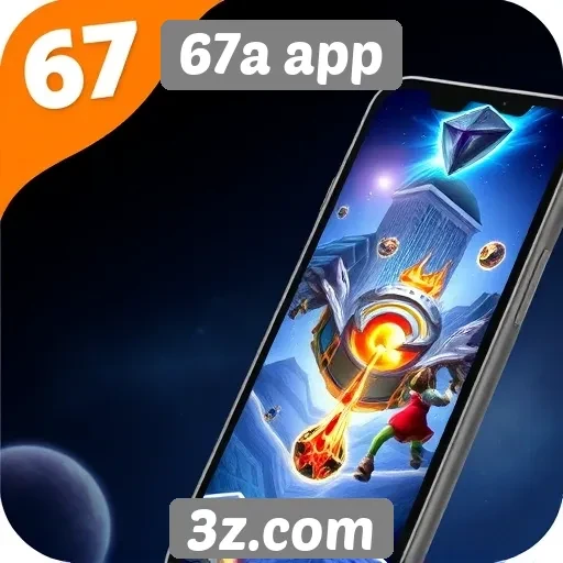 Exploração das categorias de jogos disponíveis no 67a app